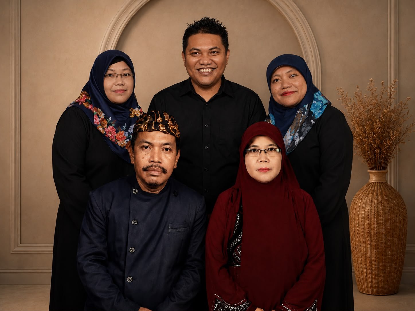 Foto keluarga besar Armanis